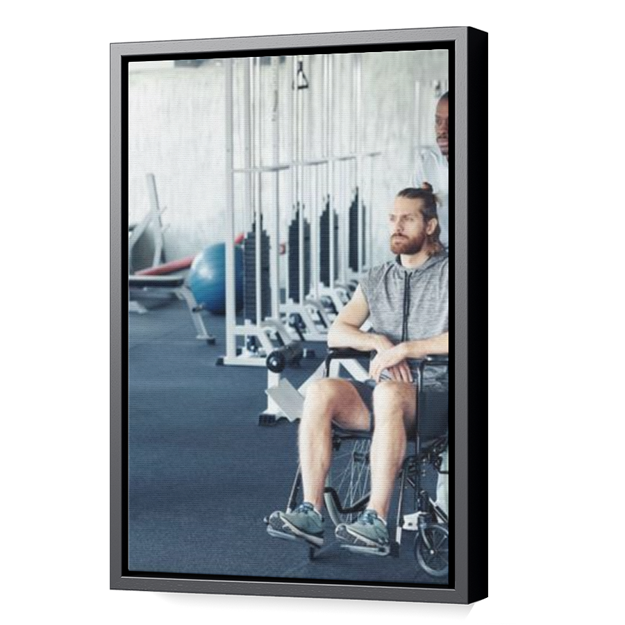 Thumbnail for Canvas - Black Floating Frame