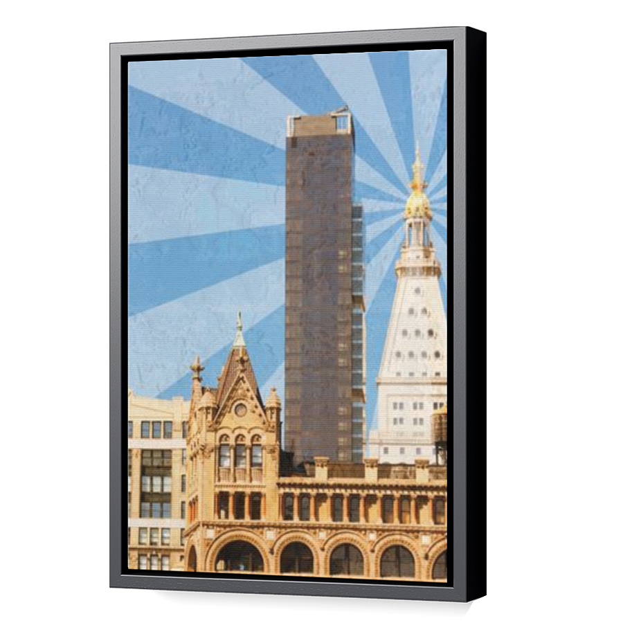 Thumbnail for Canvas - Black Floating Frame
