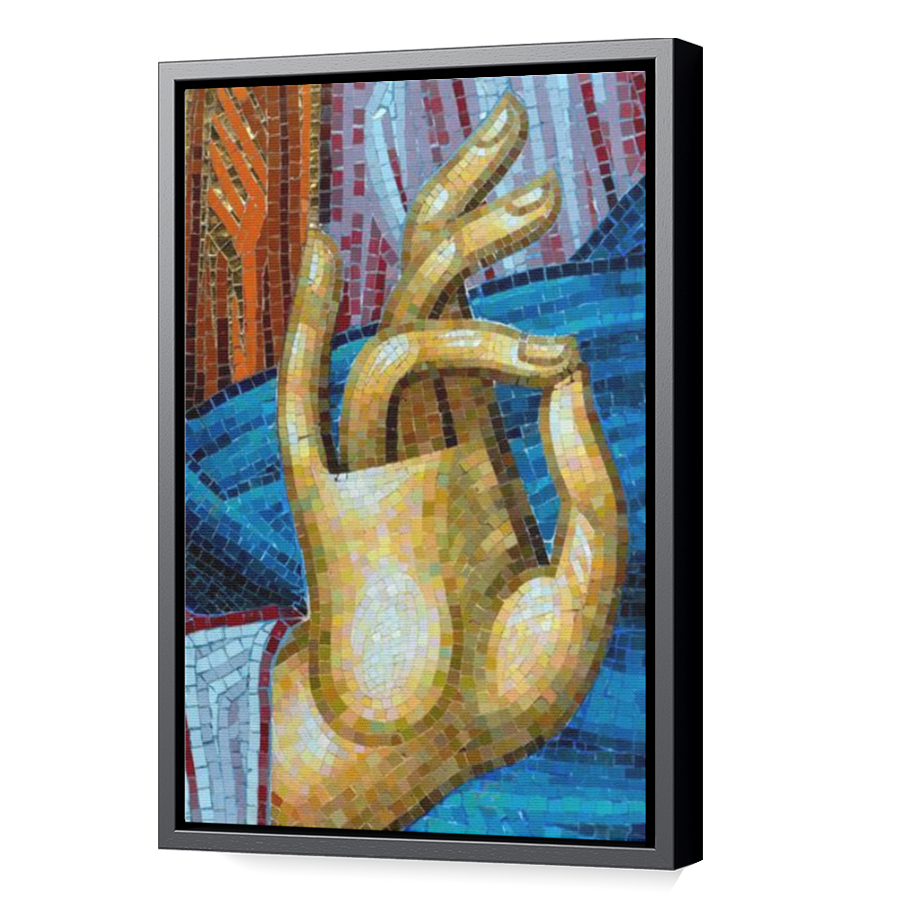 Thumbnail for Canvas - Black Floating Frame