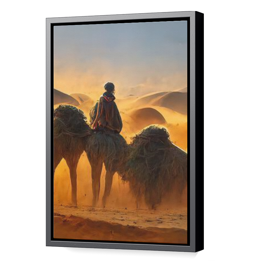 Thumbnail for Canvas - Black Floating Frame