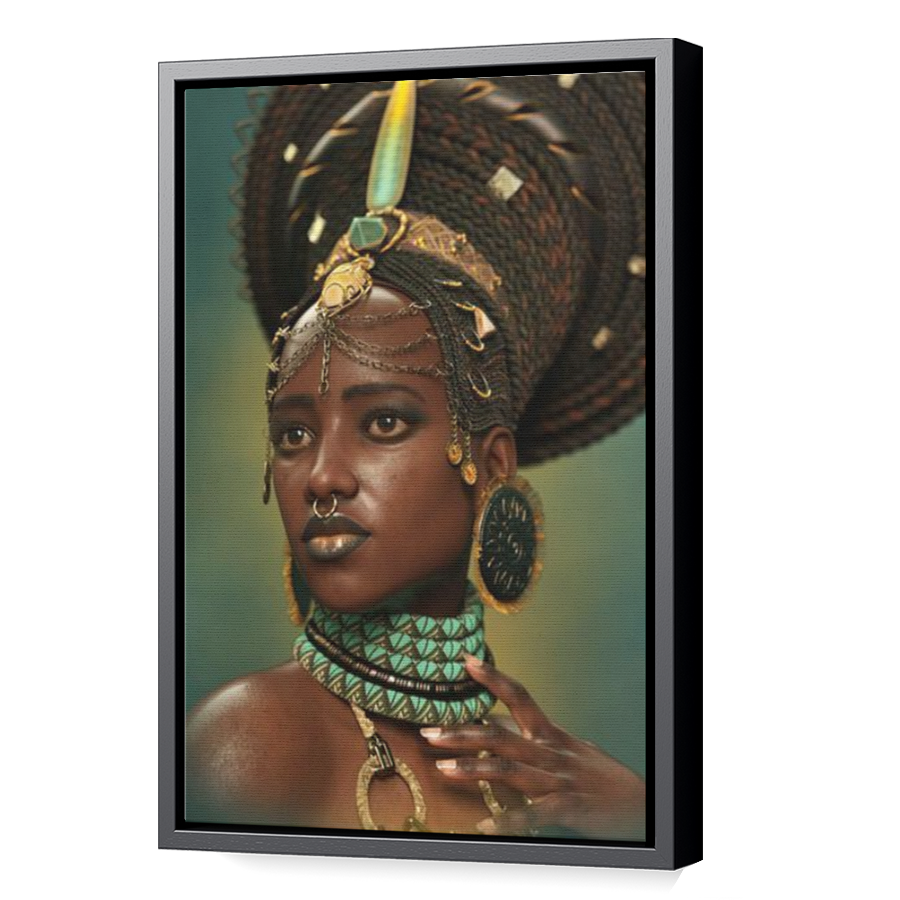 Thumbnail for Canvas - Black Floating Frame