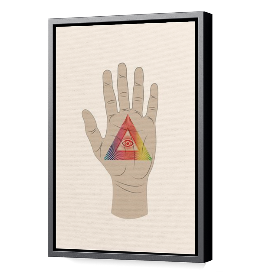 Thumbnail for Canvas - Black Floating Frame