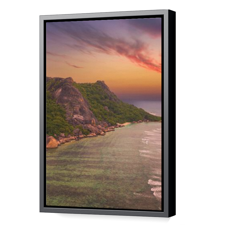 Thumbnail for Canvas - Black Floating Frame