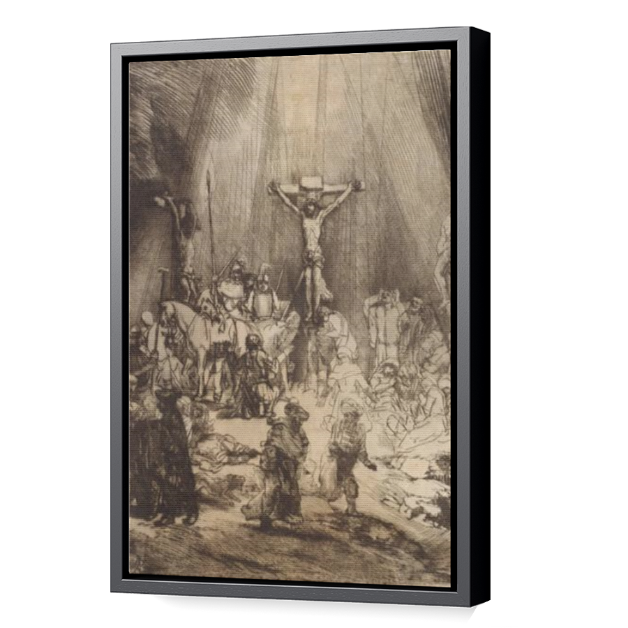Thumbnail for Canvas - Black Floating Frame