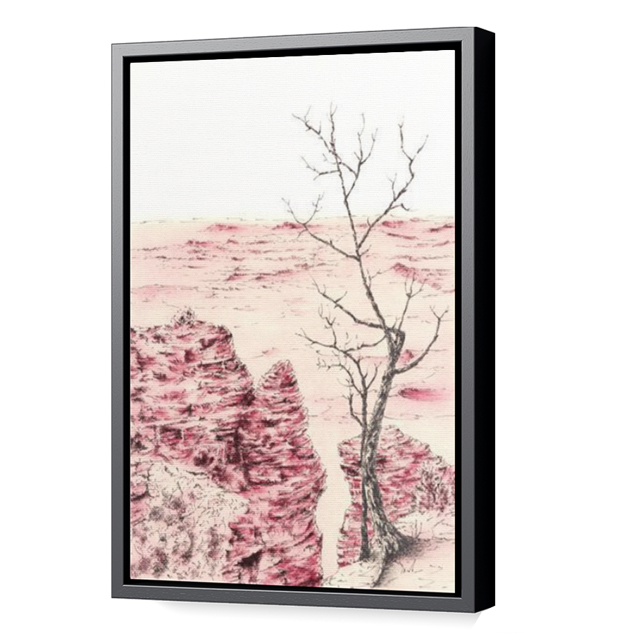 Thumbnail for Canvas - Black Floating Frame
