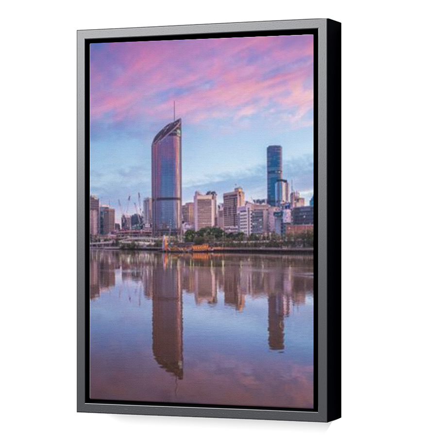 Thumbnail for Canvas - Black Floating Frame