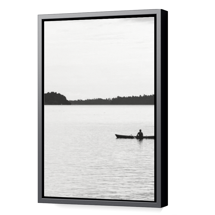 Thumbnail for Canvas - Black Floating Frame