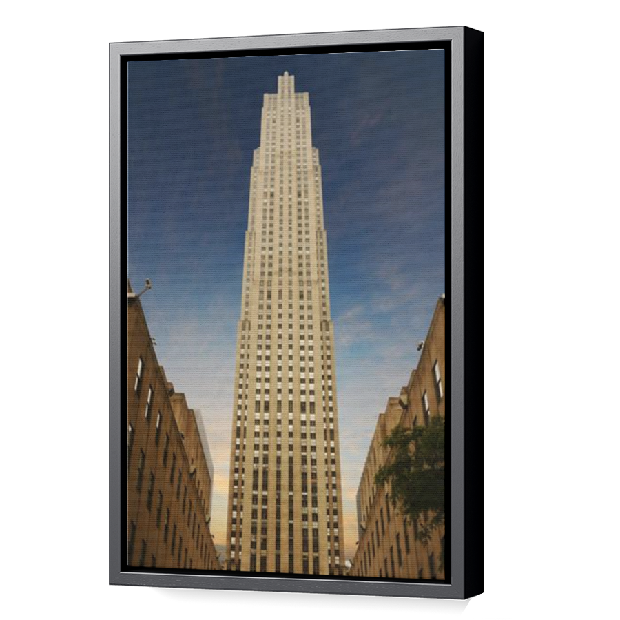 Thumbnail for Canvas - Black Floating Frame