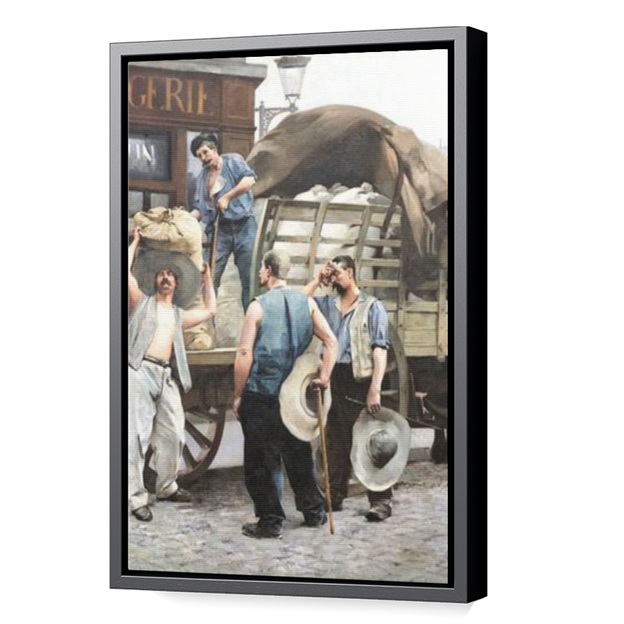 Thumbnail for Canvas - Black Floating Frame