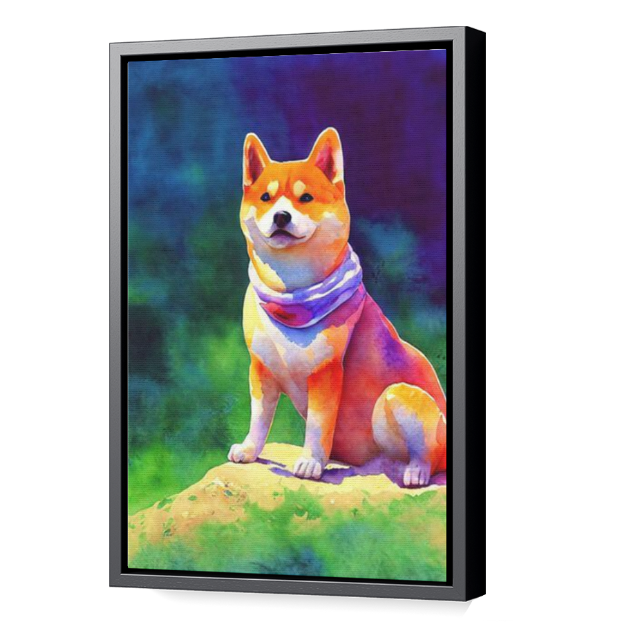 Thumbnail for Canvas - Black Floating Frame