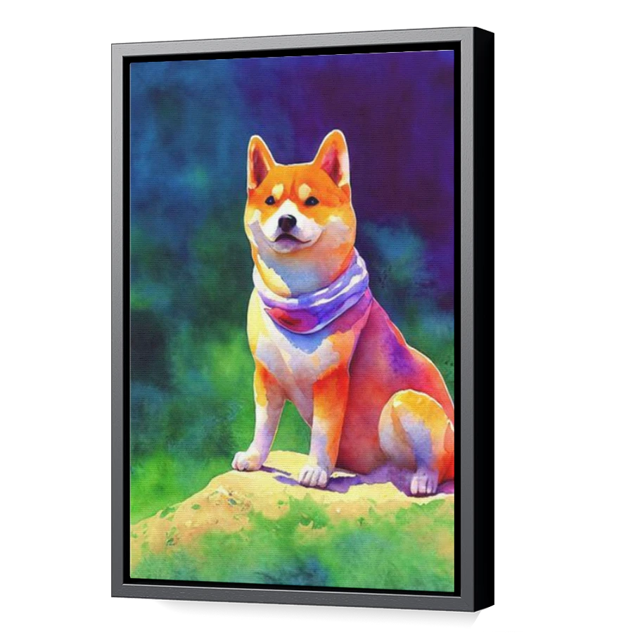 Thumbnail for Canvas - Black Floating Frame