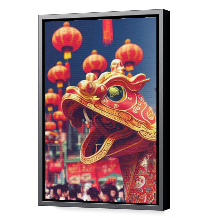 Thumbnail for Canvas - Black Floating Frame
