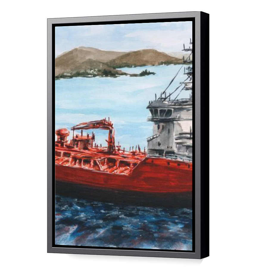 Thumbnail for Canvas - Black Floating Frame