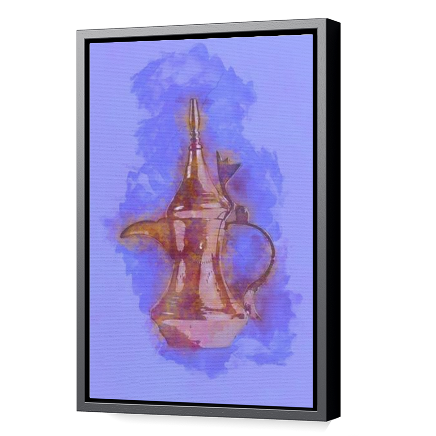 Thumbnail for Canvas - Black Floating Frame