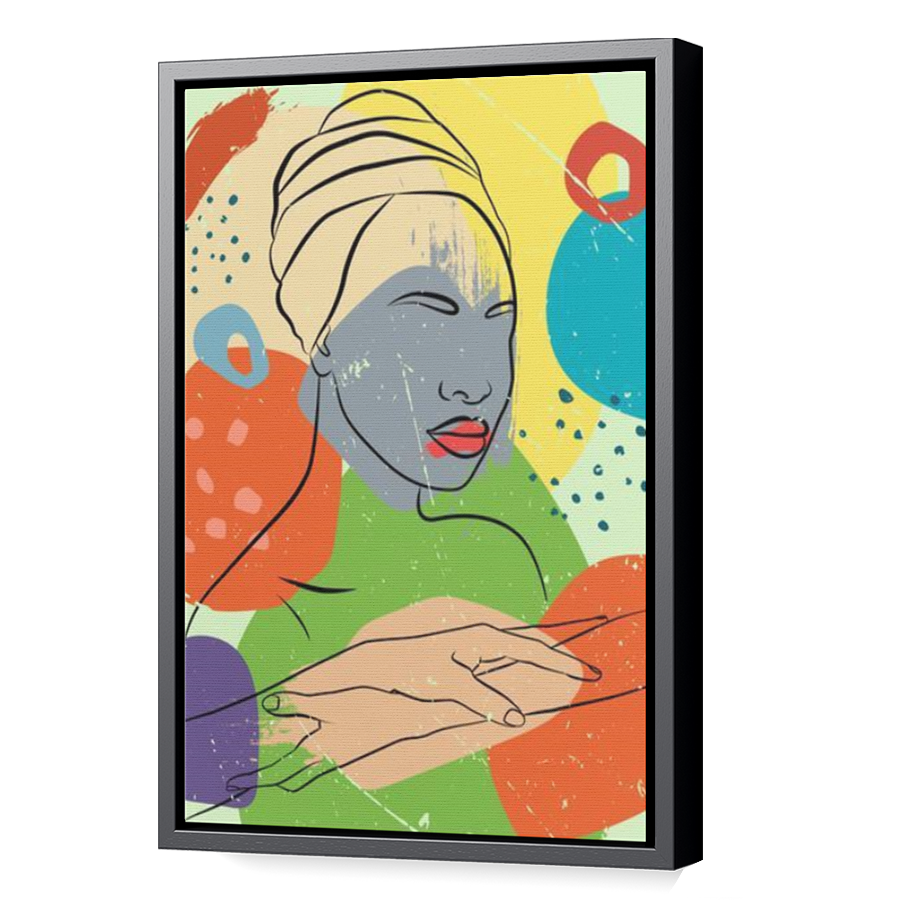 Thumbnail for Canvas - Black Floating Frame