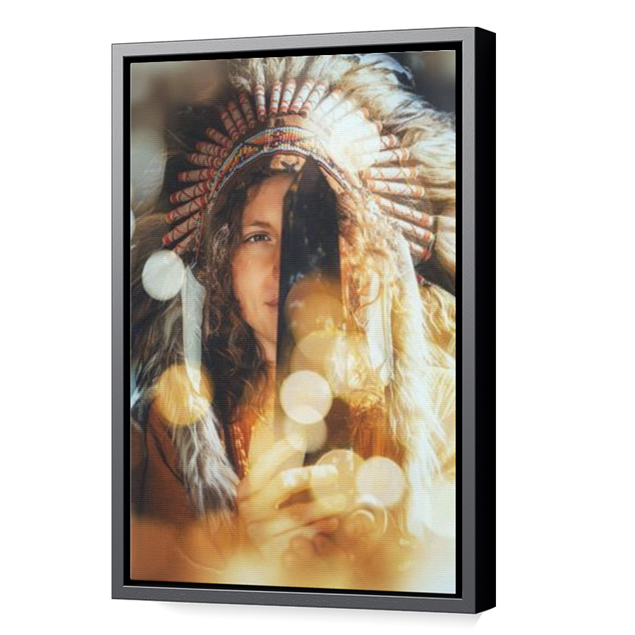 Thumbnail for Canvas - Black Floating Frame