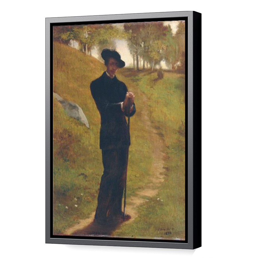 Thumbnail for Canvas - Black Floating Frame