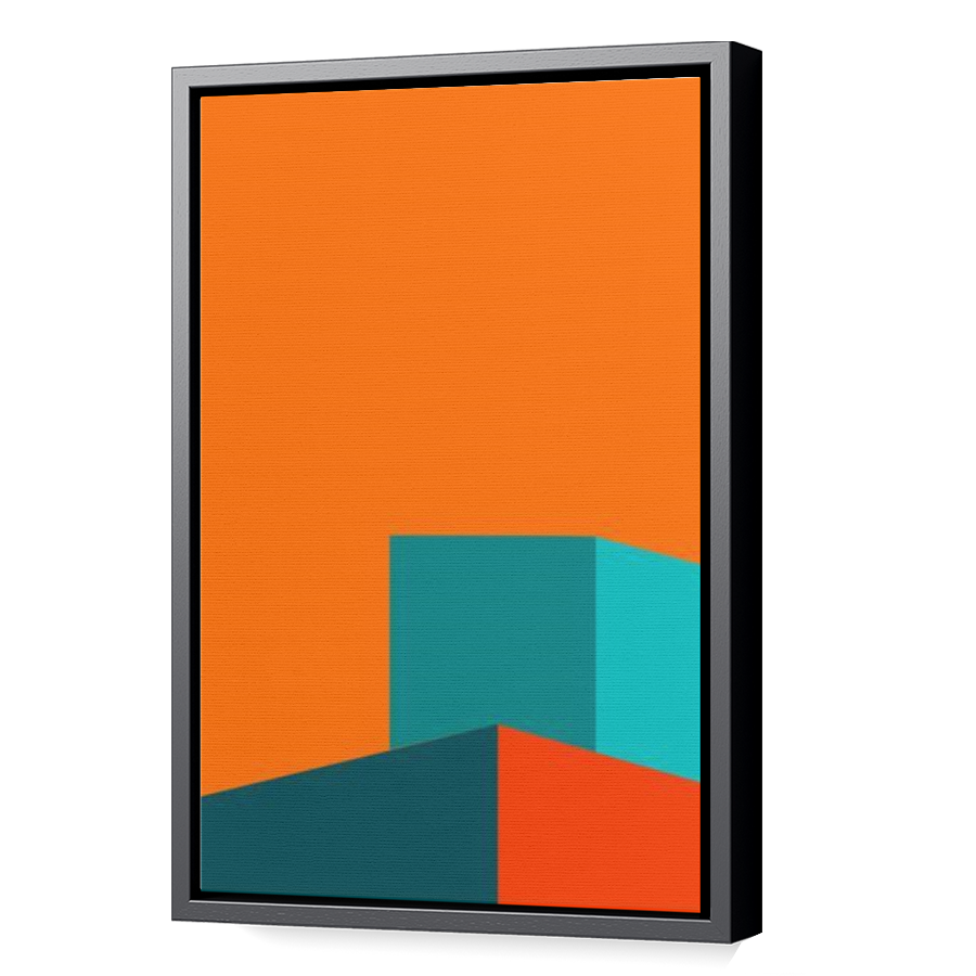 Thumbnail for Canvas - Black Floating Frame