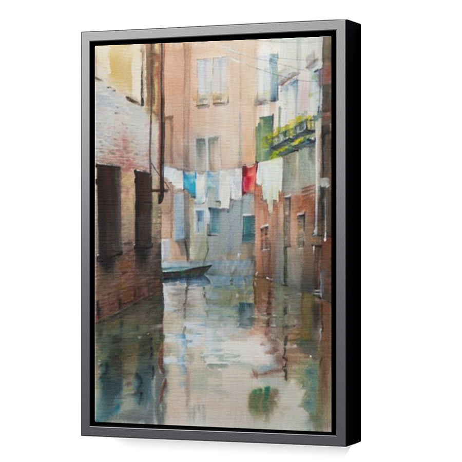 Thumbnail for Canvas - Black Floating Frame