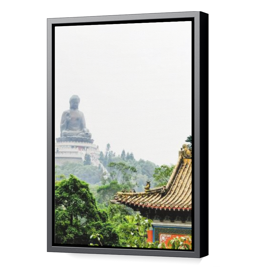 Thumbnail for Canvas - Black Floating Frame
