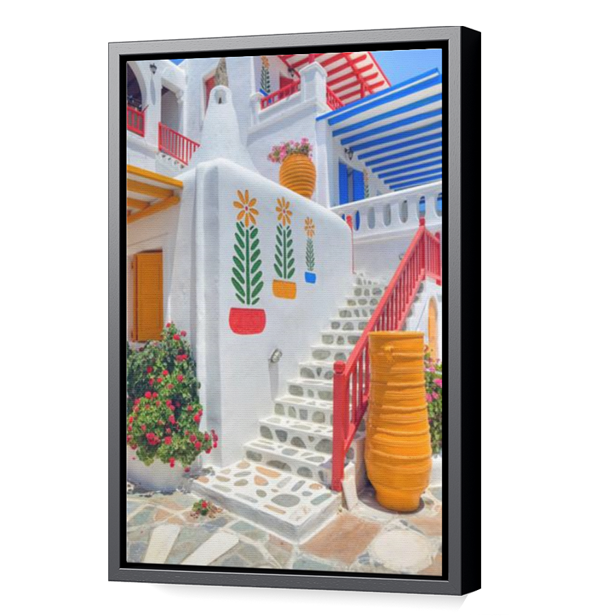 Thumbnail for Canvas - Black Floating Frame