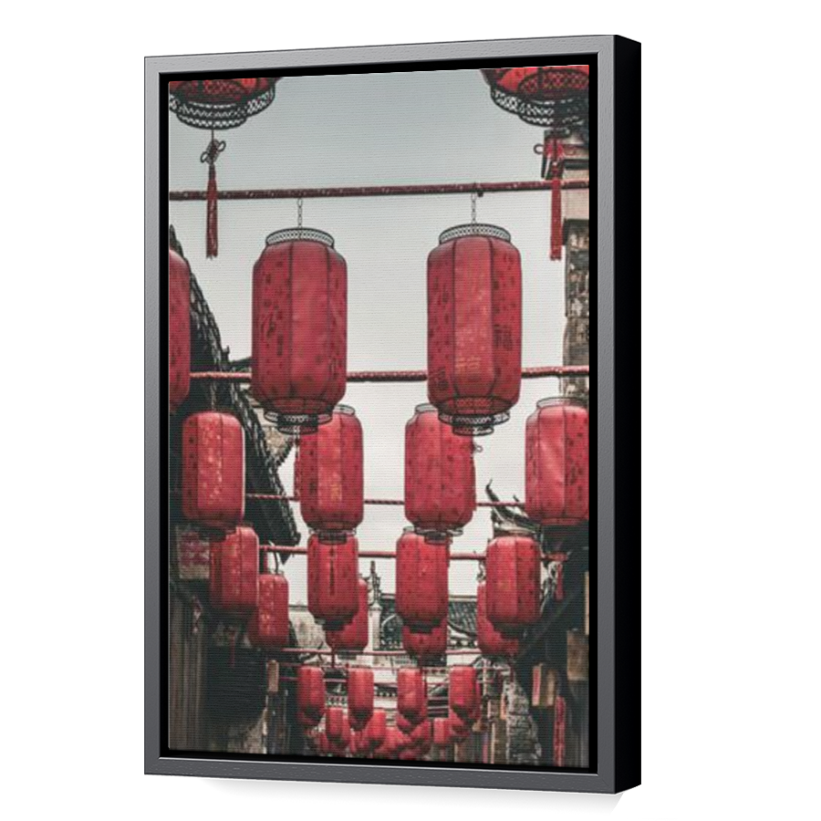Thumbnail for Canvas - Black Floating Frame