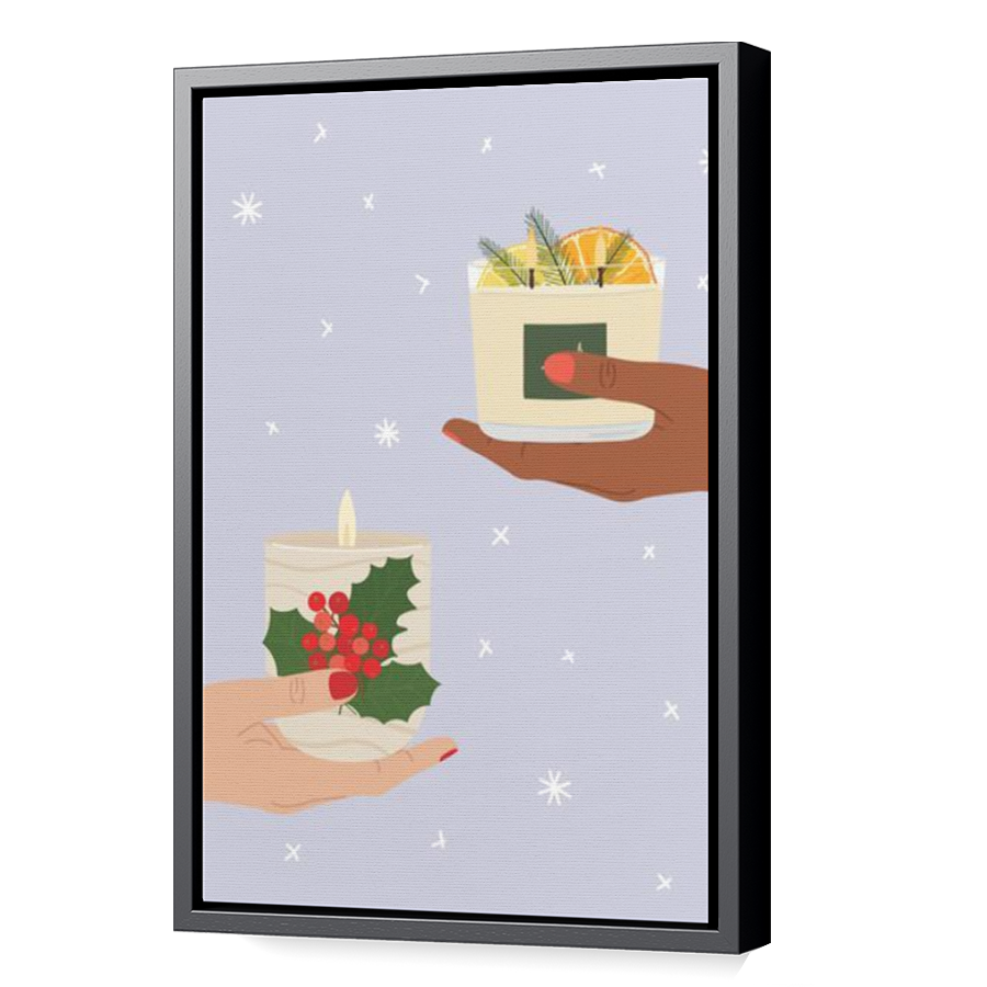 Thumbnail for Canvas - Black Floating Frame