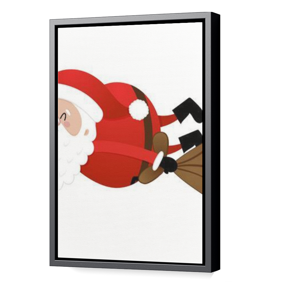 Thumbnail for Canvas - Black Floating Frame