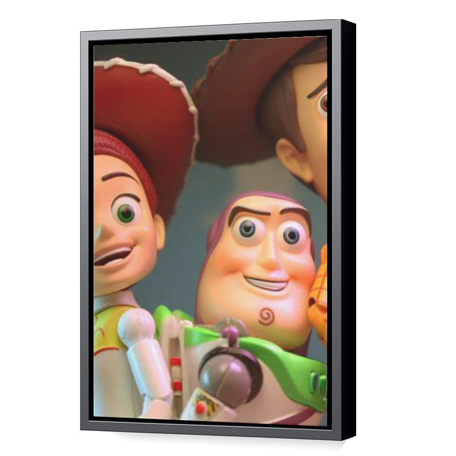 Thumbnail for Canvas - Black Floating Frame