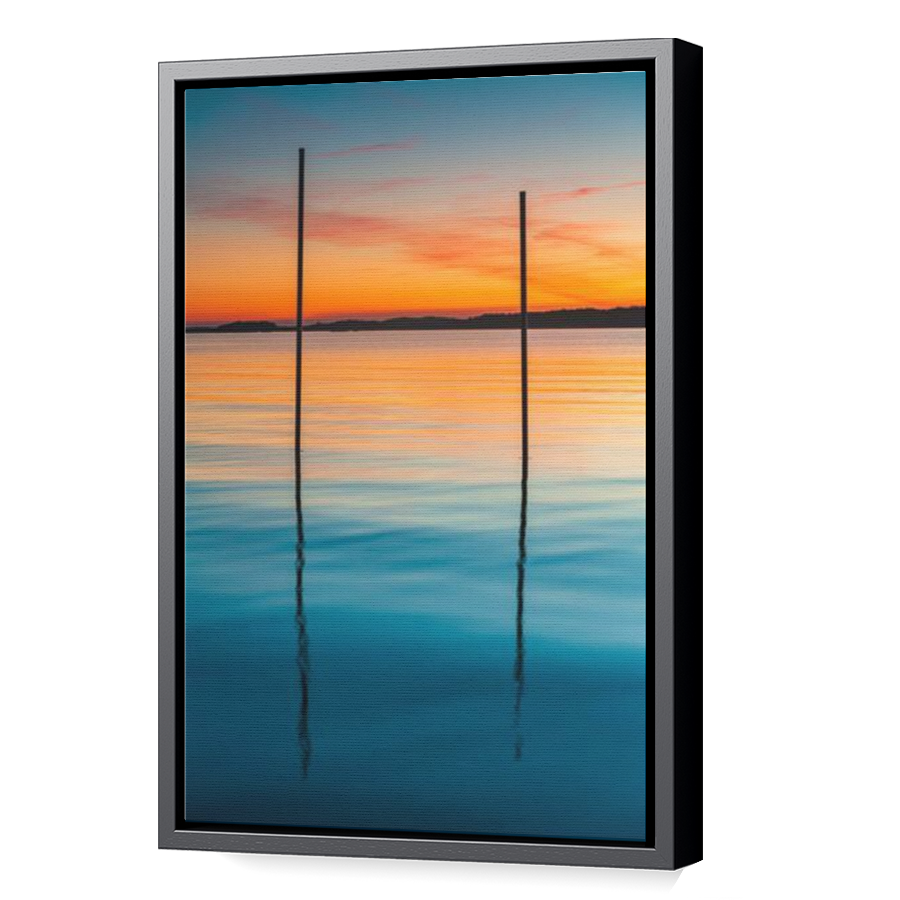 Thumbnail for Canvas - Black Floating Frame