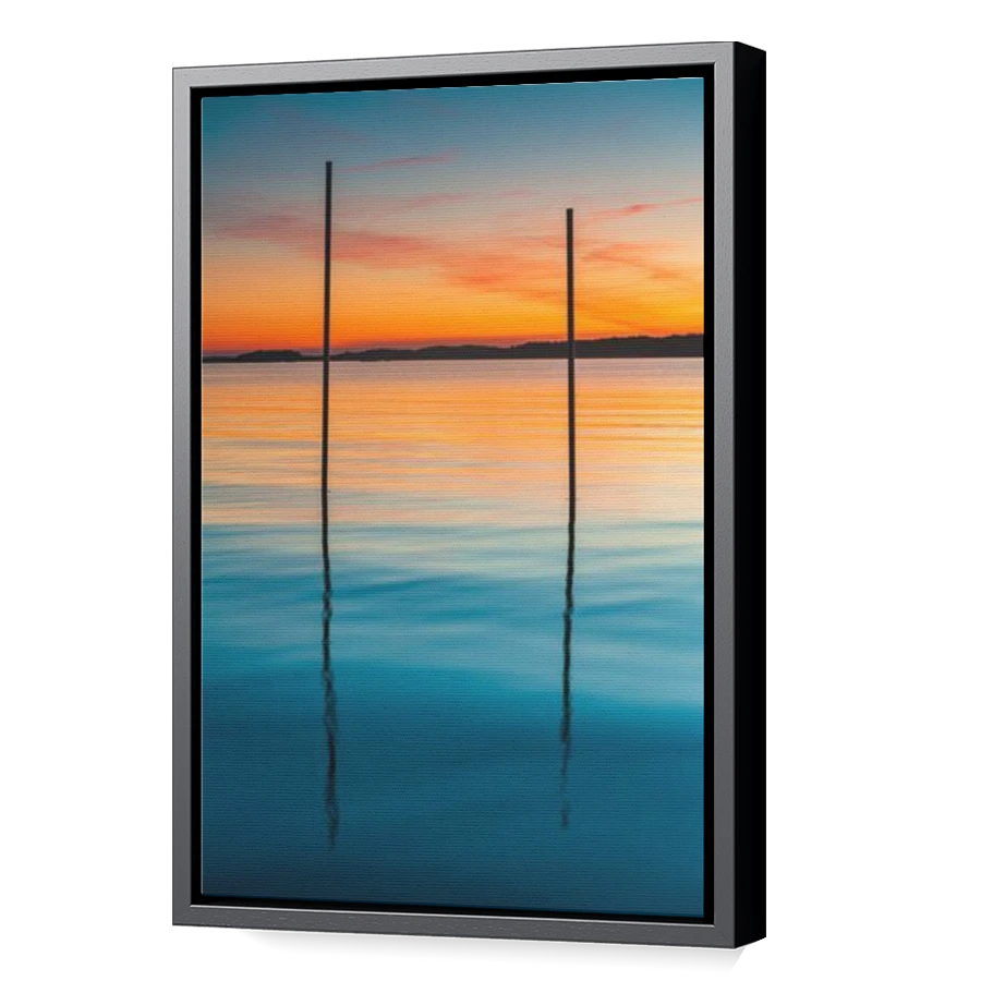 Thumbnail for Canvas - Black Floating Frame