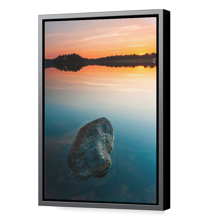 Thumbnail for Canvas - Black Floating Frame