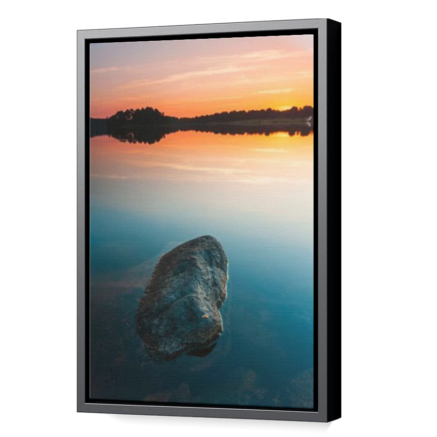Thumbnail for Canvas - Black Floating Frame
