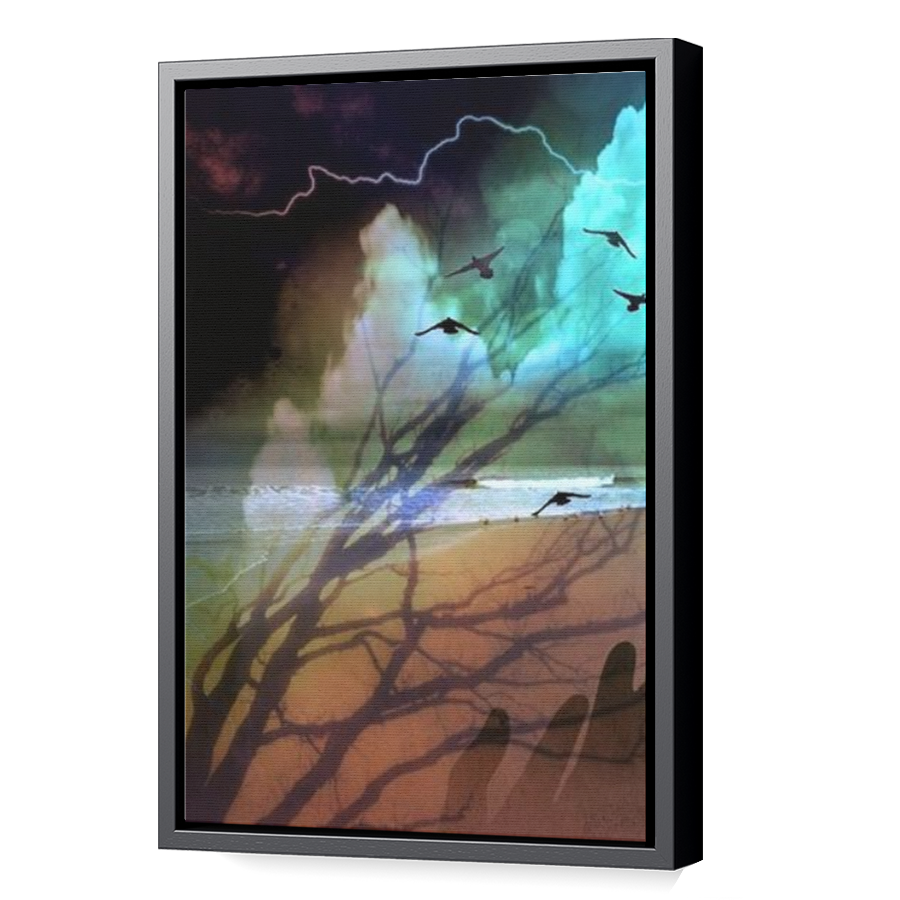 Thumbnail for Canvas - Black Floating Frame