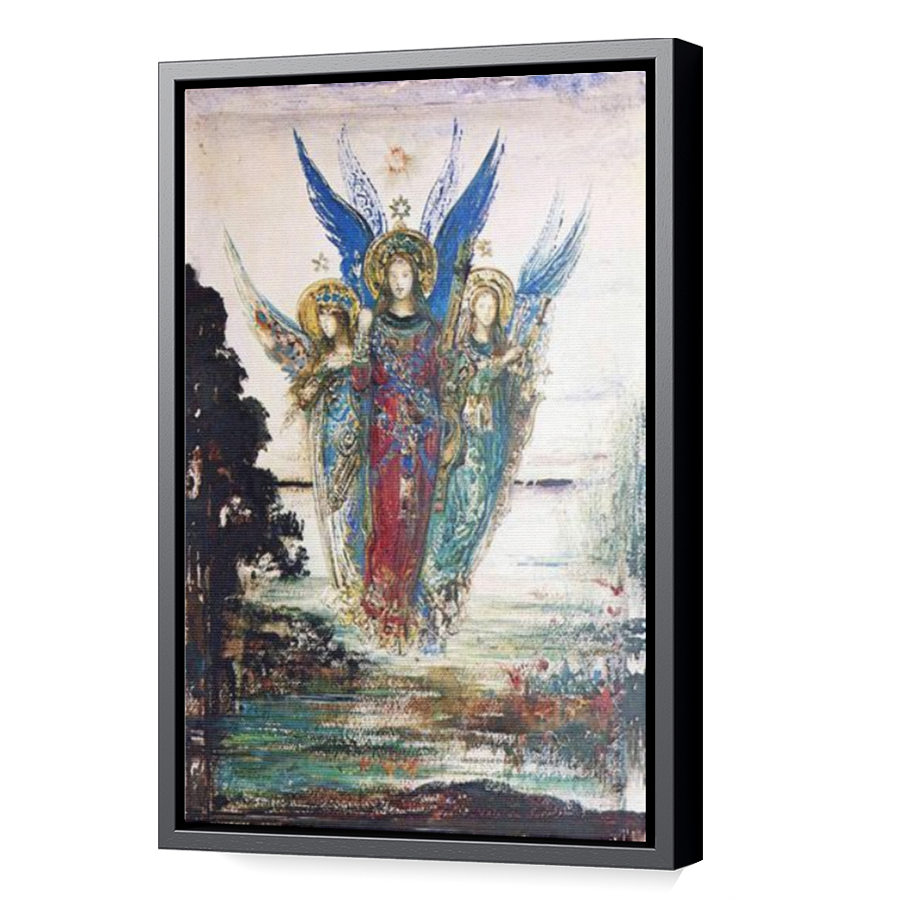 Thumbnail for Canvas - Black Floating Frame