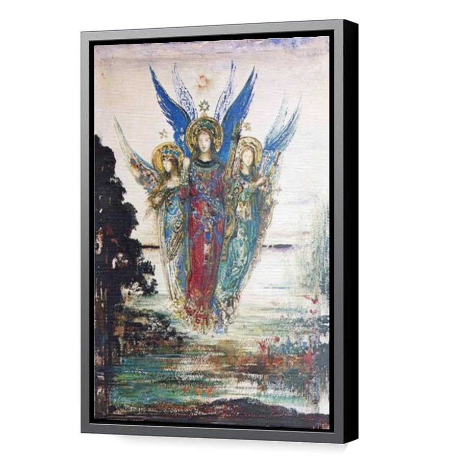 Thumbnail for Canvas - Black Floating Frame