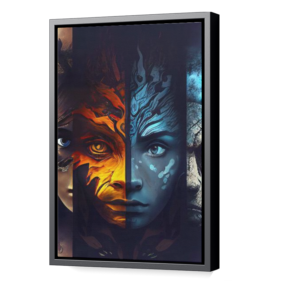 Thumbnail for Canvas - Black Floating Frame