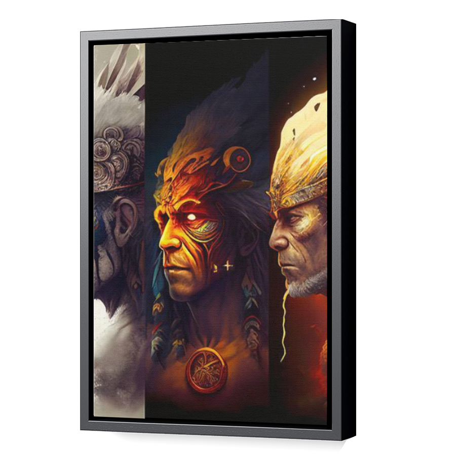 Thumbnail for Canvas - Black Floating Frame