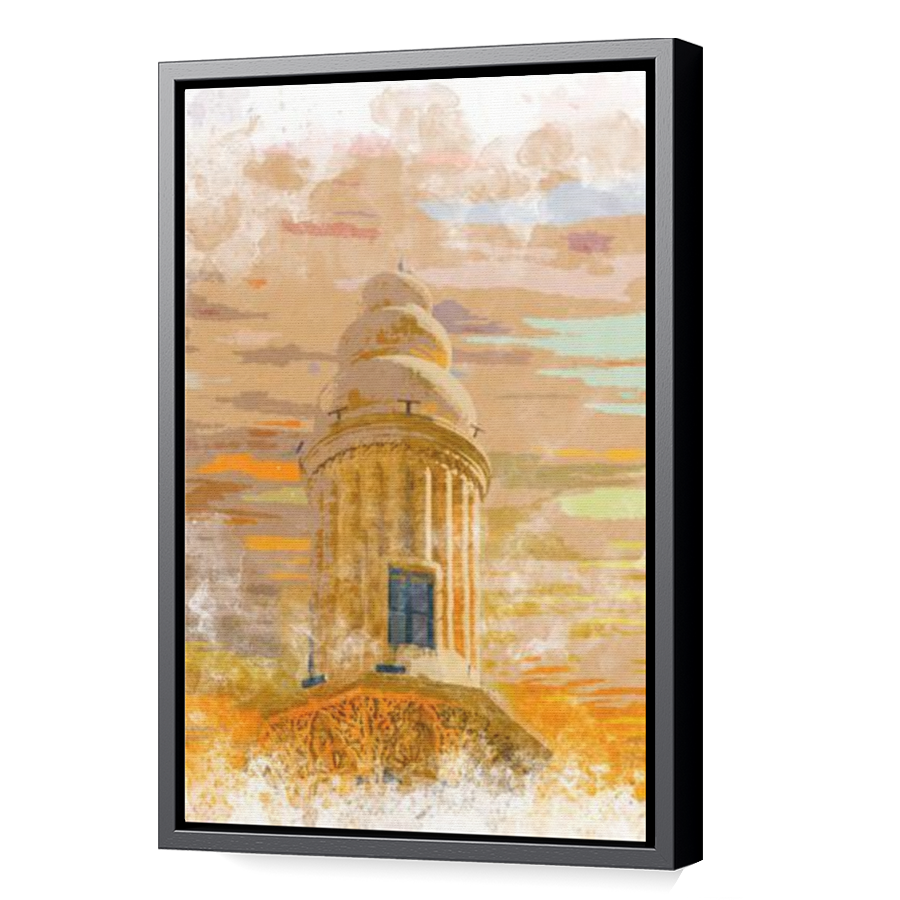 Thumbnail for Canvas - Black Floating Frame