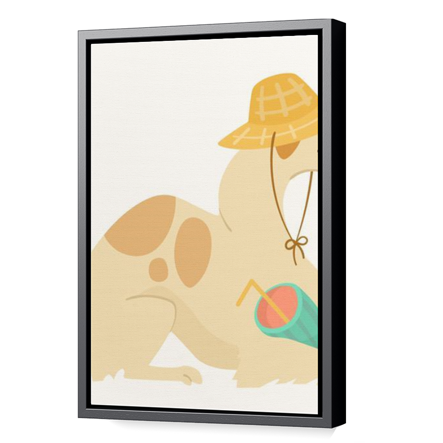 Thumbnail for Canvas - Black Floating Frame