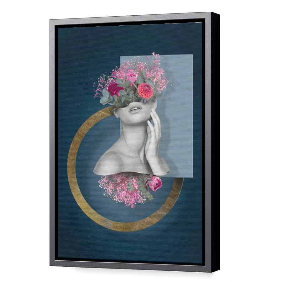 Thumbnail for Canvas - Black Floating Frame