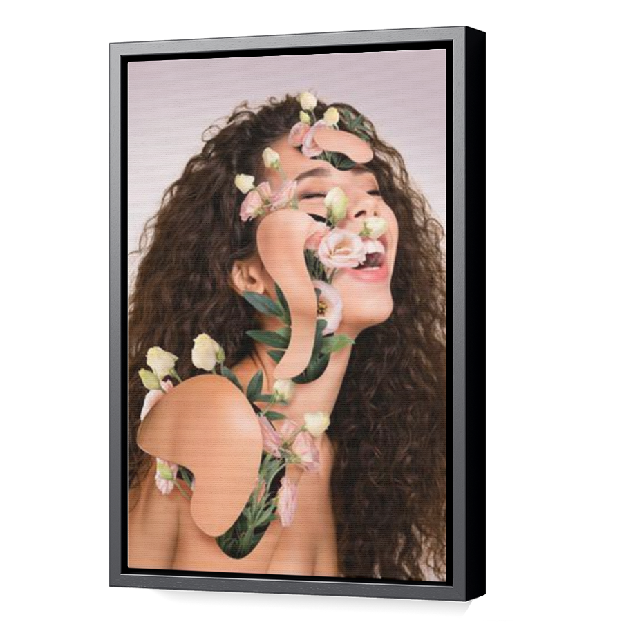 Thumbnail for Canvas - Black Floating Frame