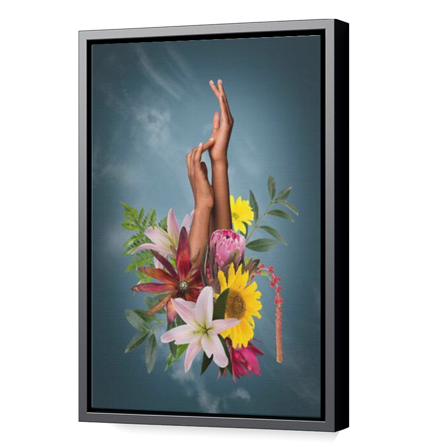 Thumbnail for Canvas - Black Floating Frame