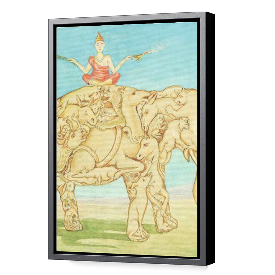 Thumbnail for Canvas - Black Floating Frame