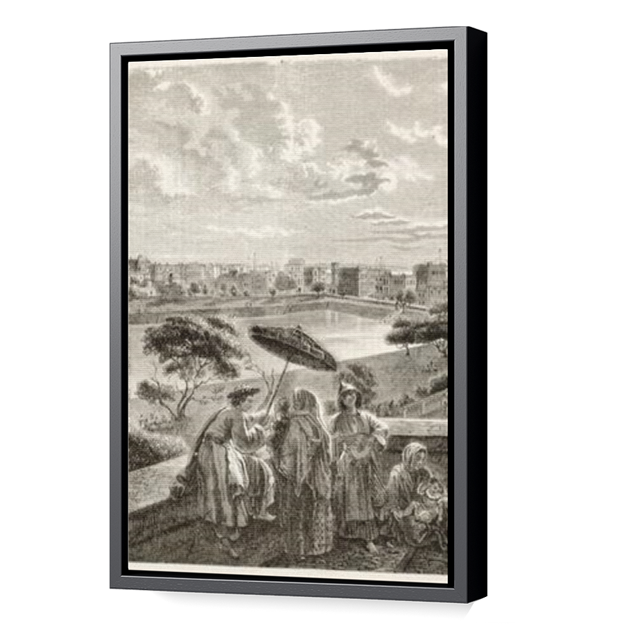 Thumbnail for Canvas - Black Floating Frame