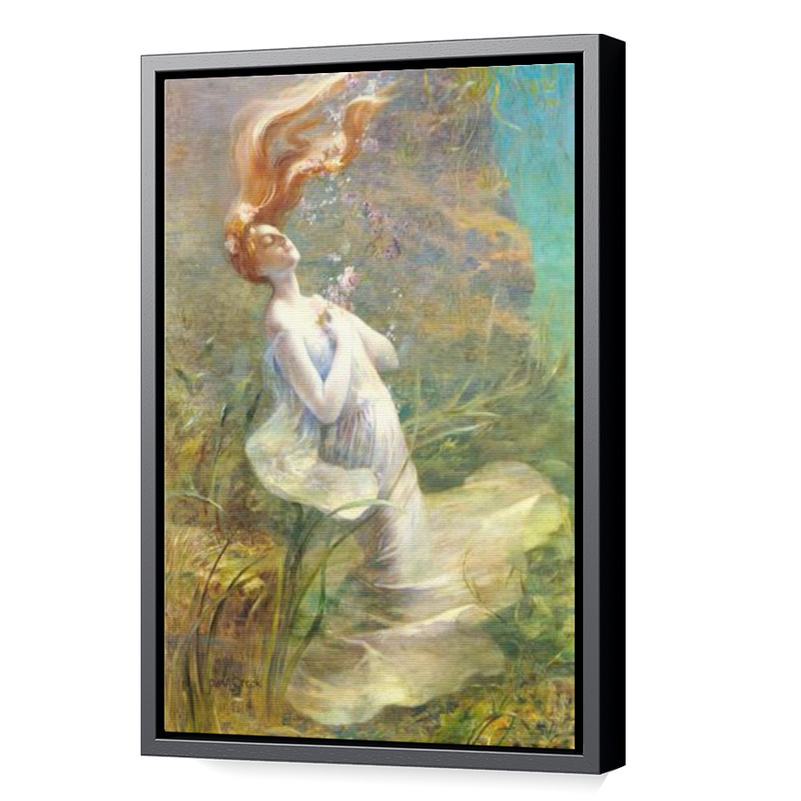 Thumbnail for Canvas - Black Floating Frame