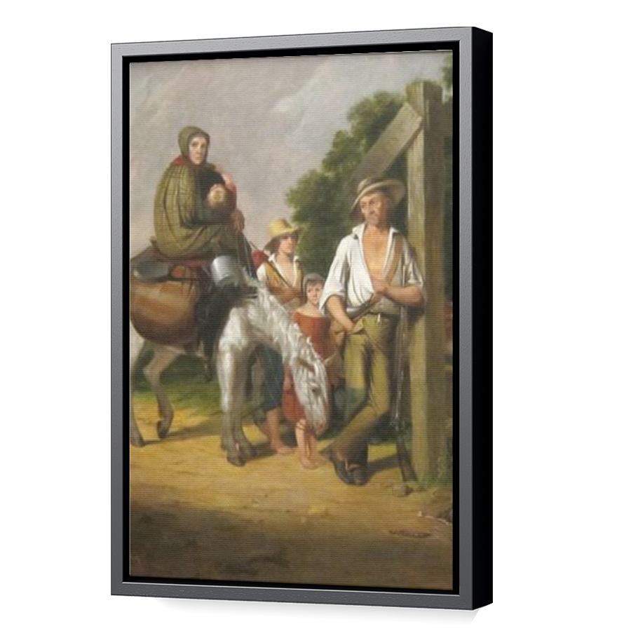 Thumbnail for Canvas - Black Floating Frame