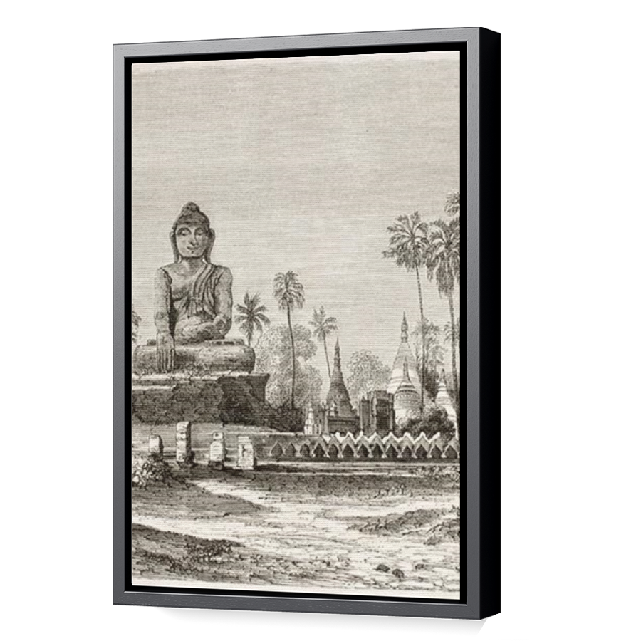 Thumbnail for Canvas - Black Floating Frame