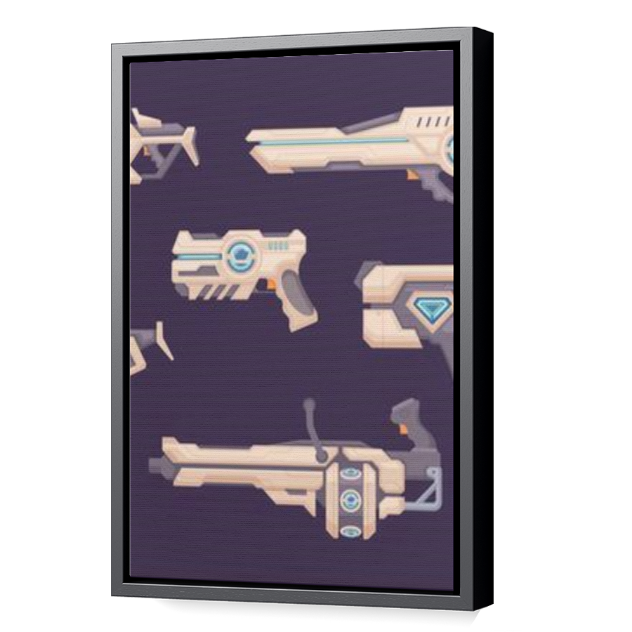 Thumbnail for Canvas - Black Floating Frame