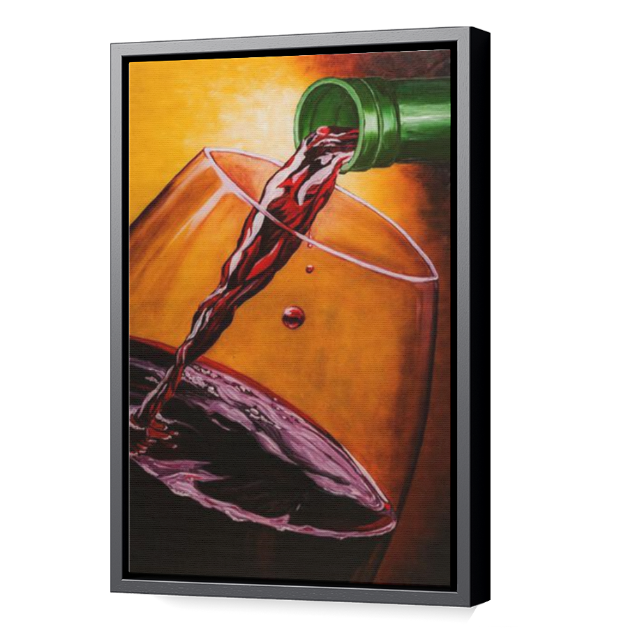 Thumbnail for Canvas - Black Floating Frame